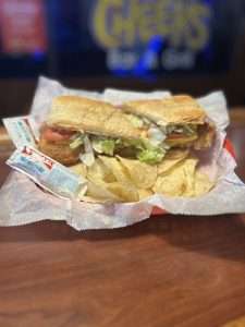 Lent - Cheeks - fish sandwich