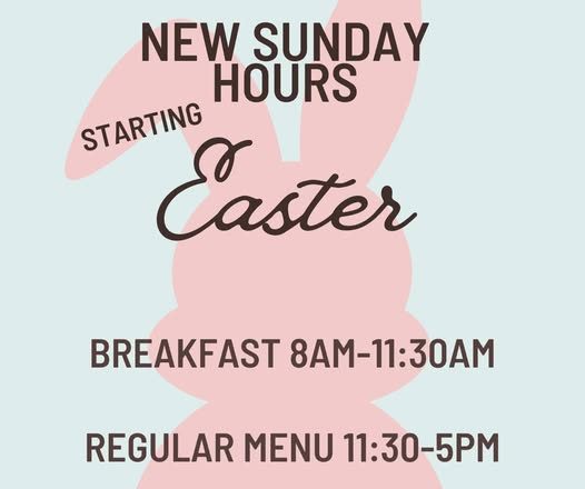 Run n Erins - Easter hours