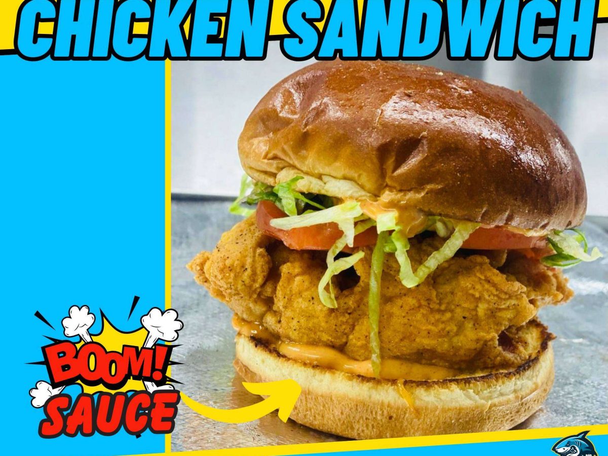 sharks chicken sandwich