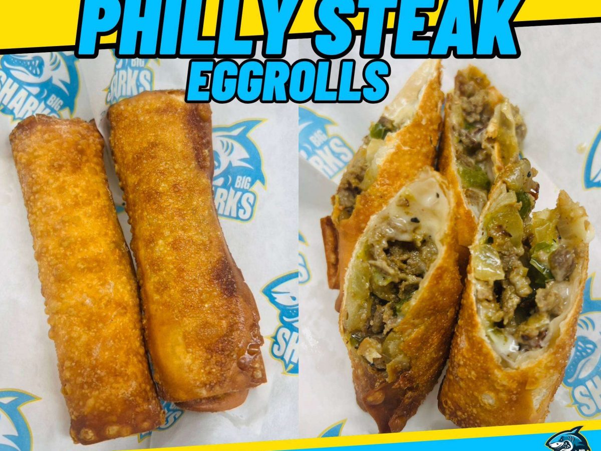 sharks philly steak eggrolls